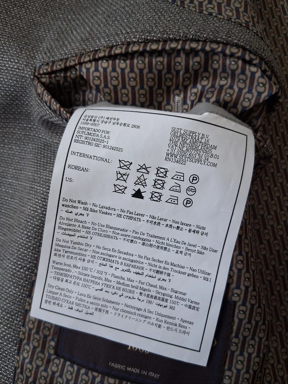 Suitsupply La Spalla Vitale Barberis Canonico Italian Wool Blazer Sport Coat